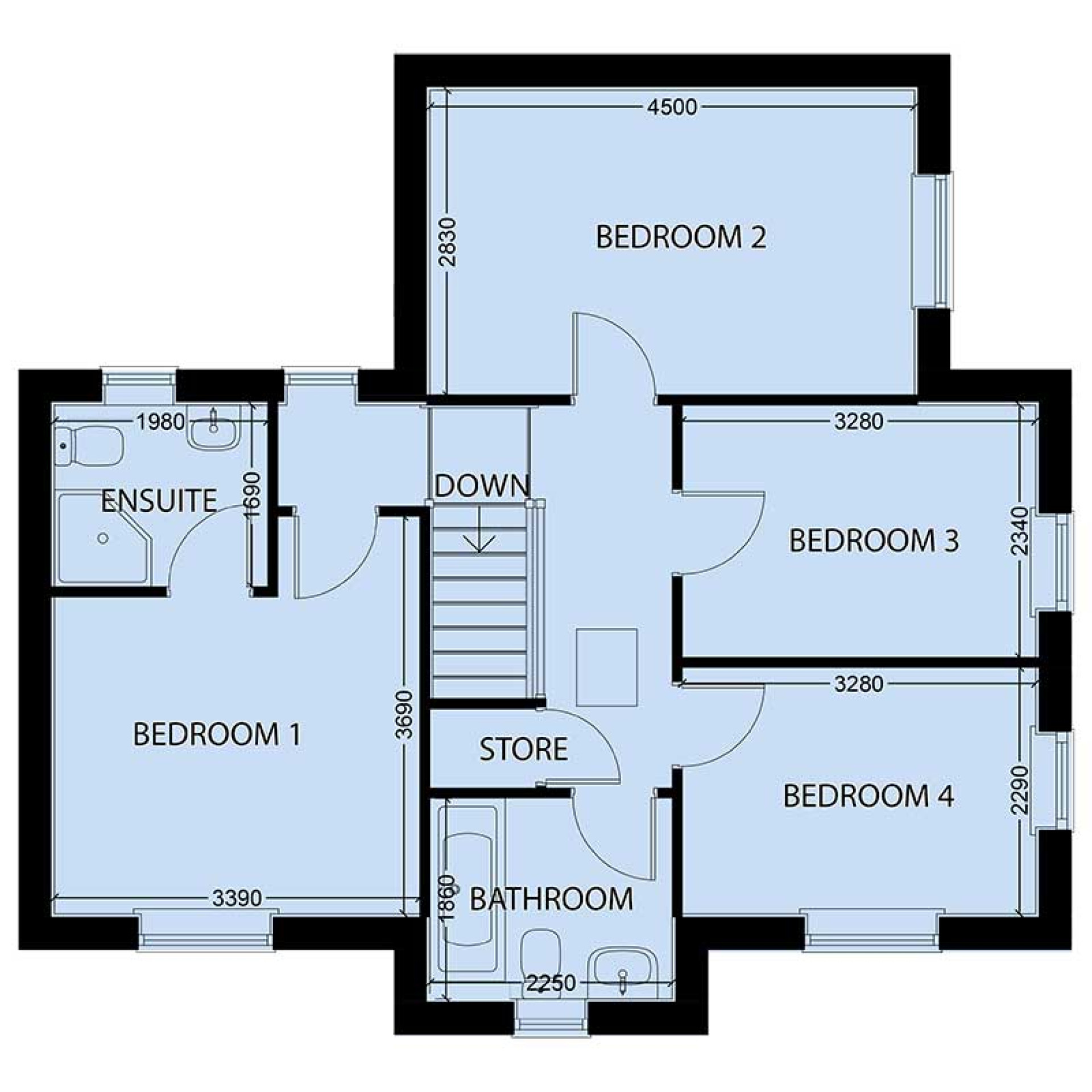 Plot 45 First Floor image