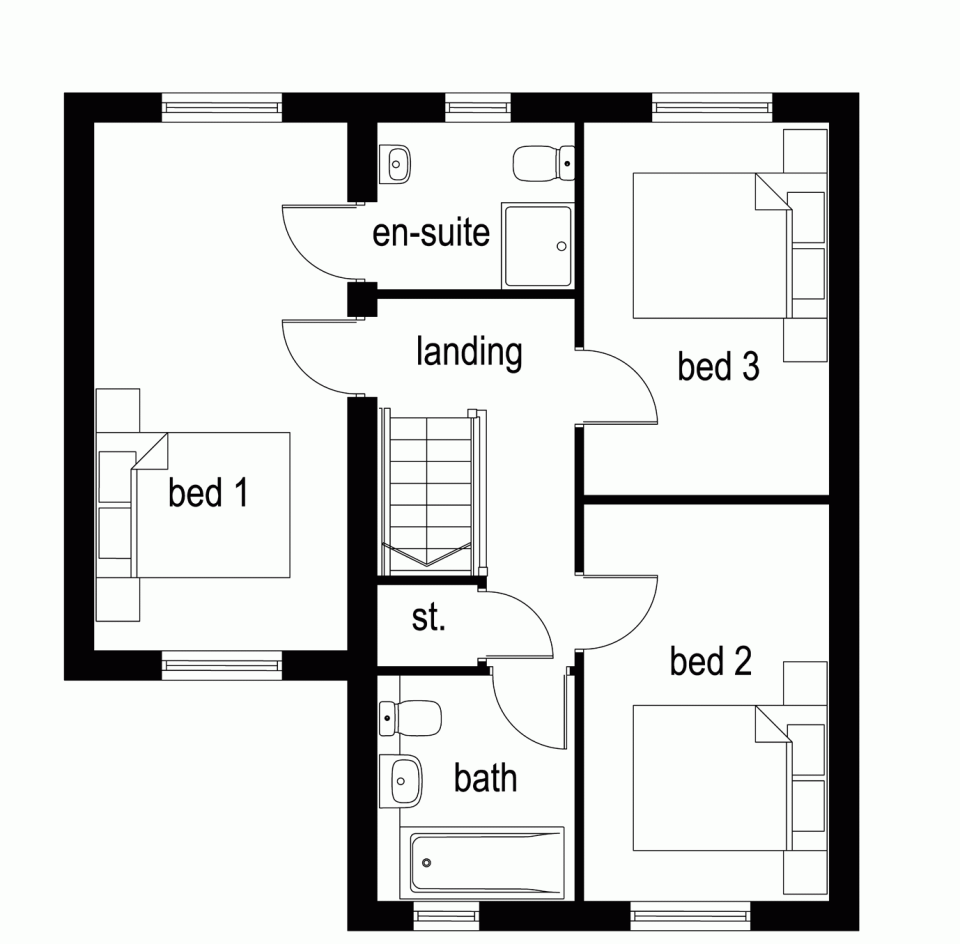 Plot 33 First Floor image