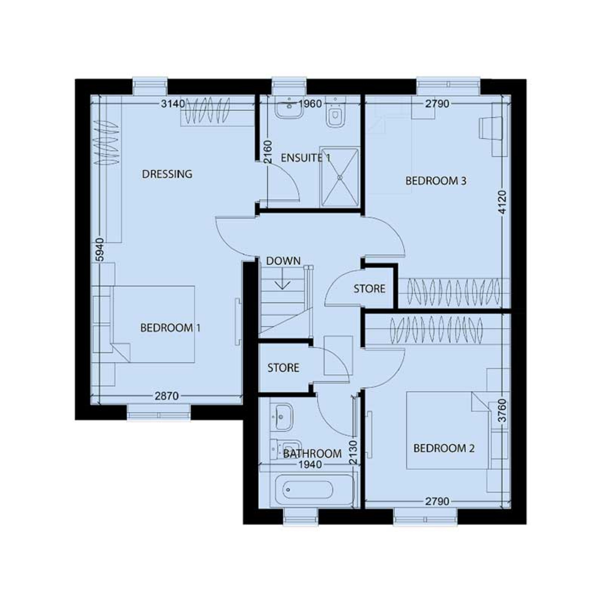 Plot 30 First Floor image