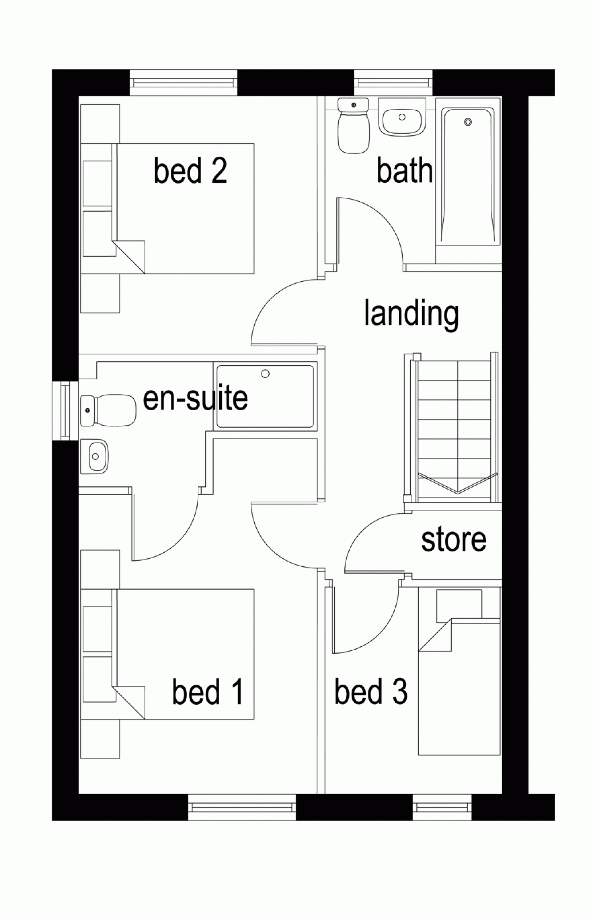 Plot 90 First Floor image