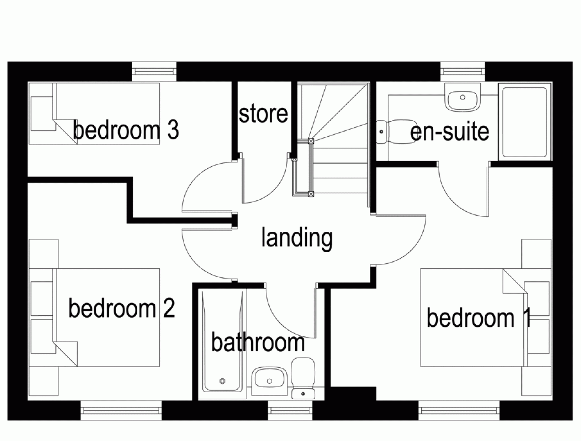 Plot 98 First Floor image